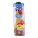 Fresh Strawberry-Banana Juice (1 lt)