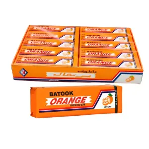 Batook Orange Chewing Gum 20 Pieces