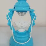 Plastic Blue Ramadan Lantern for Kids