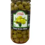 Village Pitted Green Olives 690g زيتون القرية منزوع البزرة