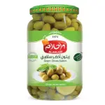 Al Ahlam Green Olives Salkini 700g الاحلام زيتون اخضر سلقيني